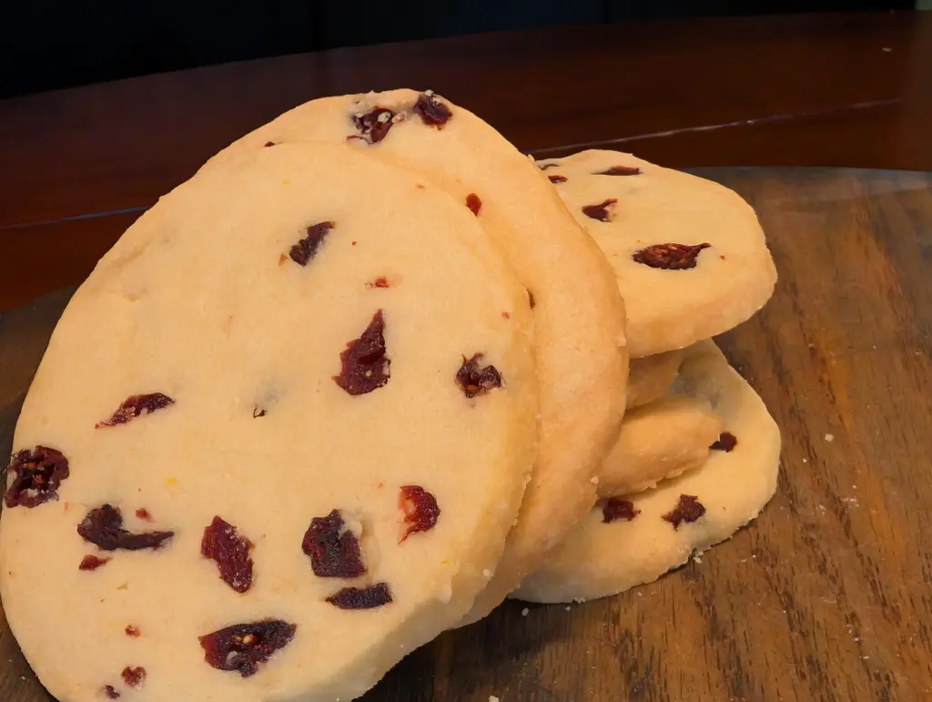 Cranberry Citrus Shortbread - Single